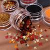 Snowflake Nail Art Glitter Christmas Nail Sequins Flakes 3D Snowflake Glitter for Acrylic Nail Design Christmas Powder