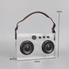 Metal Geometry Art Crystal Phonograph, Speaker, Broadcasting Machine, Model Decoration Ornament, Home Decoration Crafts