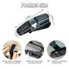 Auto-Sonnenblende Brillenhalter Sonnenbrillen-Clip Auto-Brillenetui Universeller Karten-Ticket-Brillenhalter Auto-Innenzubehör