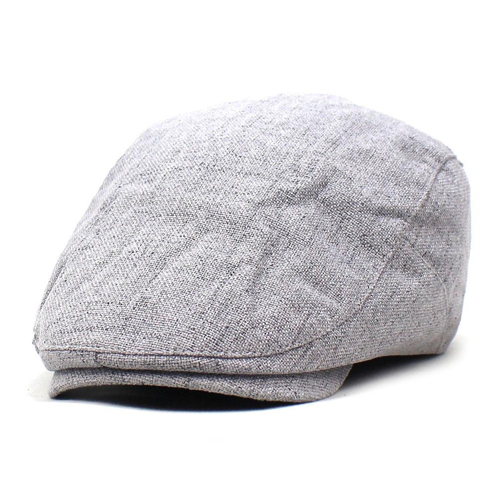 New men's hat cotton and linen beret old man's hat casual cap autumn and winter forward hat