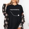 2026 Summer Fashion TeeI Had Potential T-shirt, Project Hail Mary Tee, Funny Quote Shirt Hip Hop Streetwear Oversized Tshirt Short Sleeve Casual