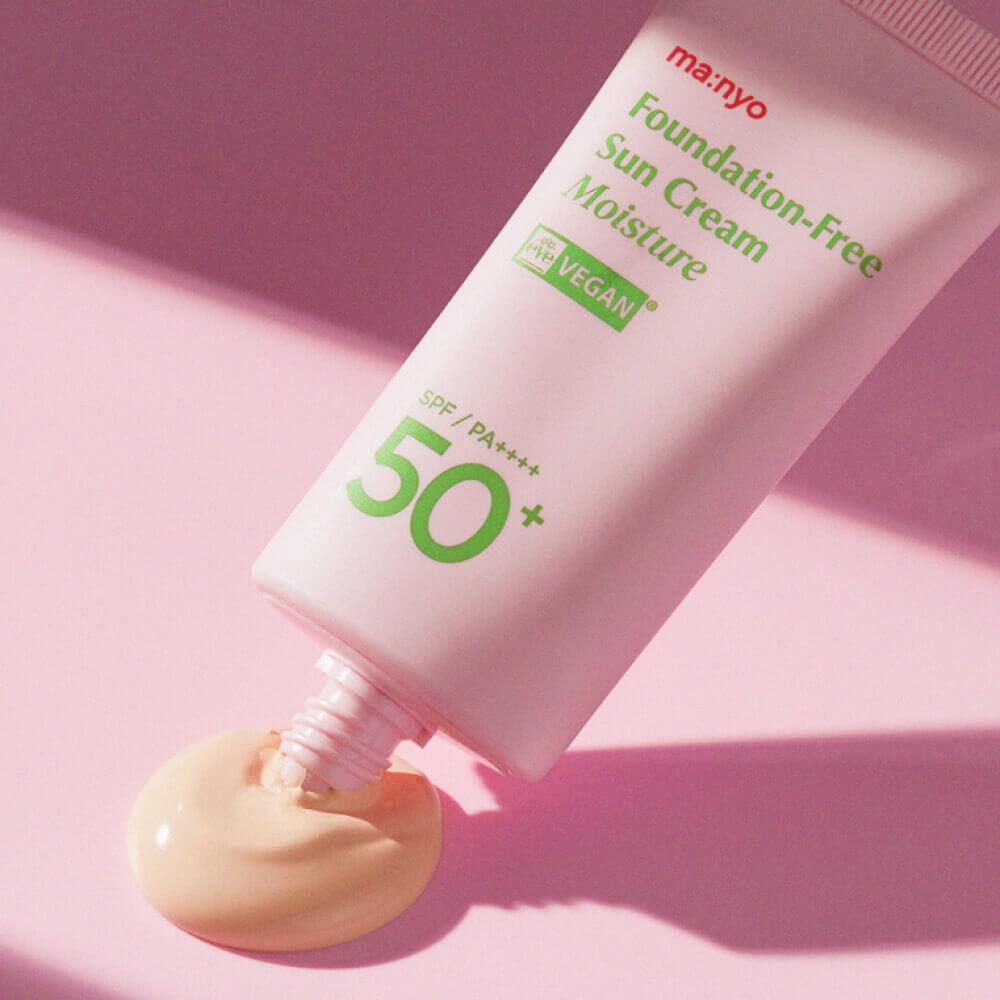 Manyo Foundation-Free Sun Cream Moisture 50ml AUTHENTIC STORE