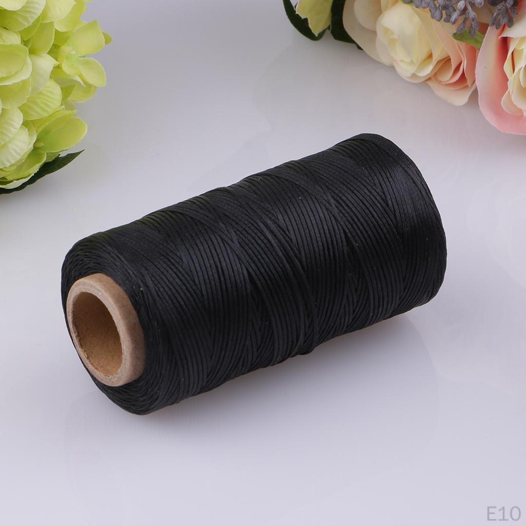 1 0m 1mm Polyester Waxed Thread Flat Cord String Sewing Craft