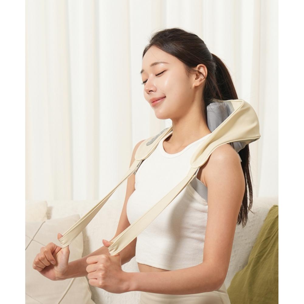 

В деяких масажерах для шиї, плечей, трапецієподібного м яза бездротовий масажер Шиацу з теплим нагрівом Ism 1 ISM1/Ivory