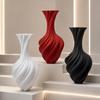 3D-gedruckte Spiralvase, Moderner minimalistischer Blumentopf für Trockenblumen, Nordische Kunstdekoration für Regale, Kreative Geschenkideen
