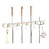 Space Aluminum Suction Cup Mop Clamp Reusable Mop Clip Rack Broom Mop Holder  Bathroom