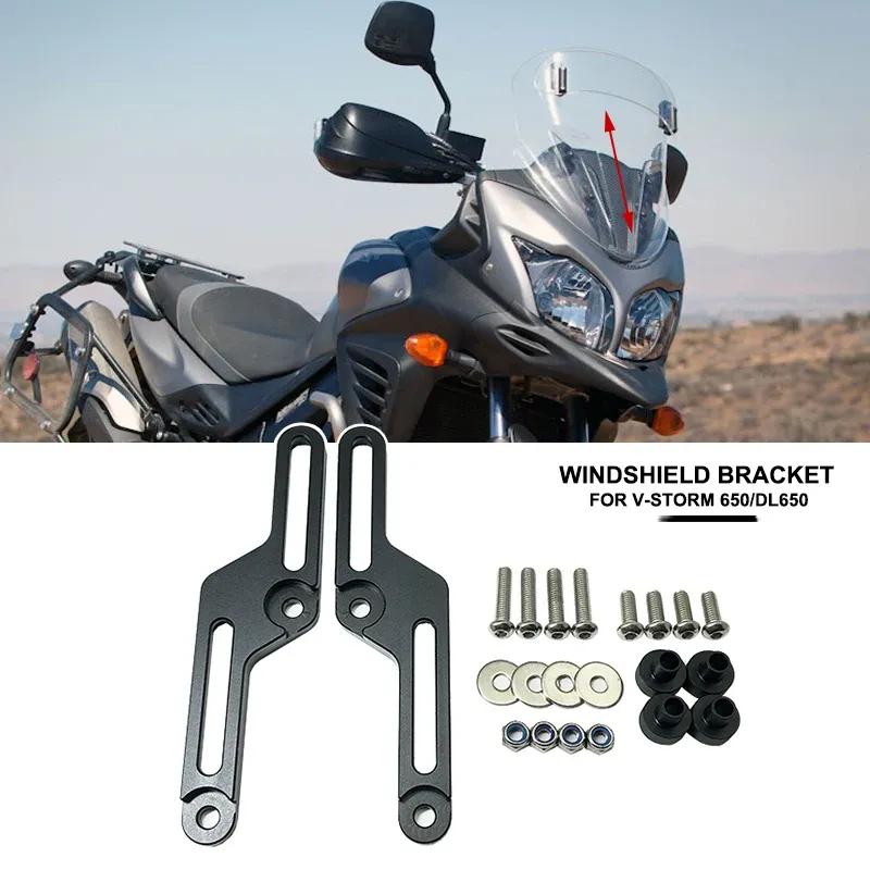 Windscreen Adjusters For SUZUKI V-STORM 650 DL650 Motorcycle CNC Windshield Bracket V STROM 650 DL 650 2017-