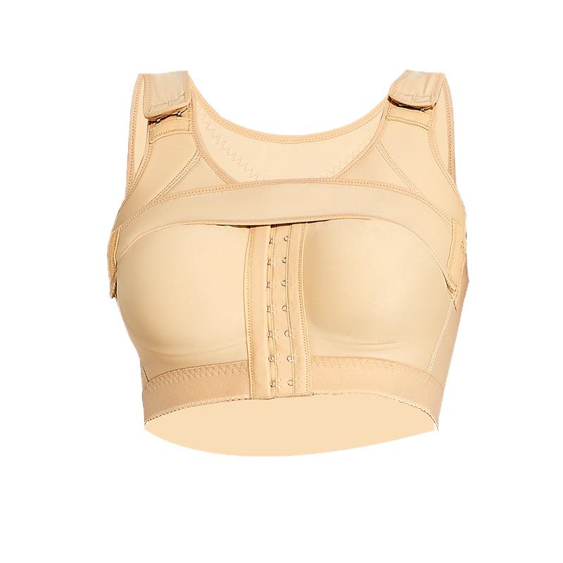 Post-Op Fixation Bustier: Anti-Displacement Shaping Bra with Side Support & Chest Binder
