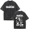 Summer Fashion Mens Women Casual Oversized Tshirts Anime Vinland Saga Tshirt Manga Thorfinn Karlsefni Vintage Washed T Shirt