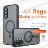 For Samsung Galaxy A17 5G Case Compatible with MagSafe TPU+PC Matte Skin Touch Phone Cover