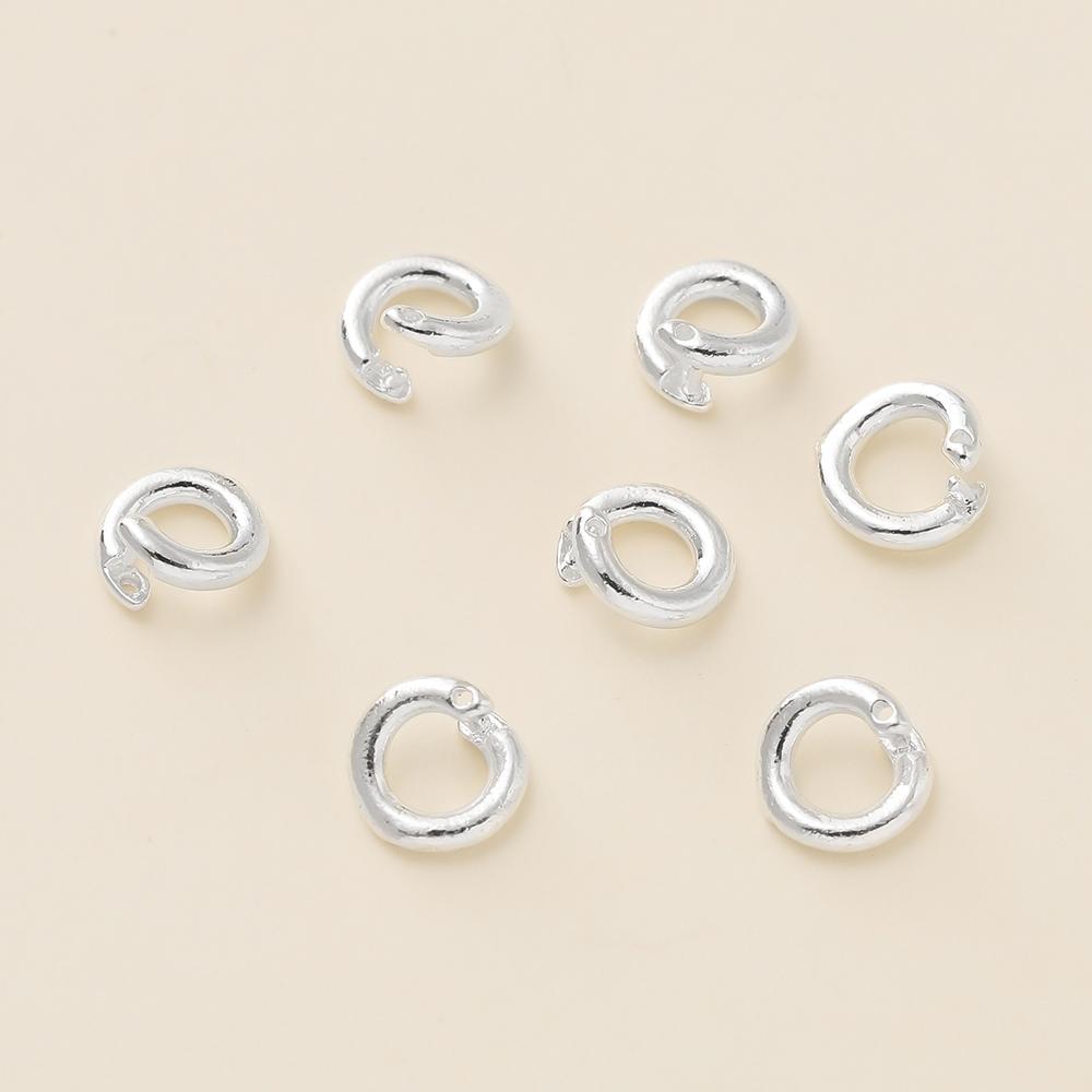 10Pcs/Pack 14/18K Gold Color Plated Open Jump Rings Split Rings Connector For Necklace Bracelets Jewelry Making Accessories