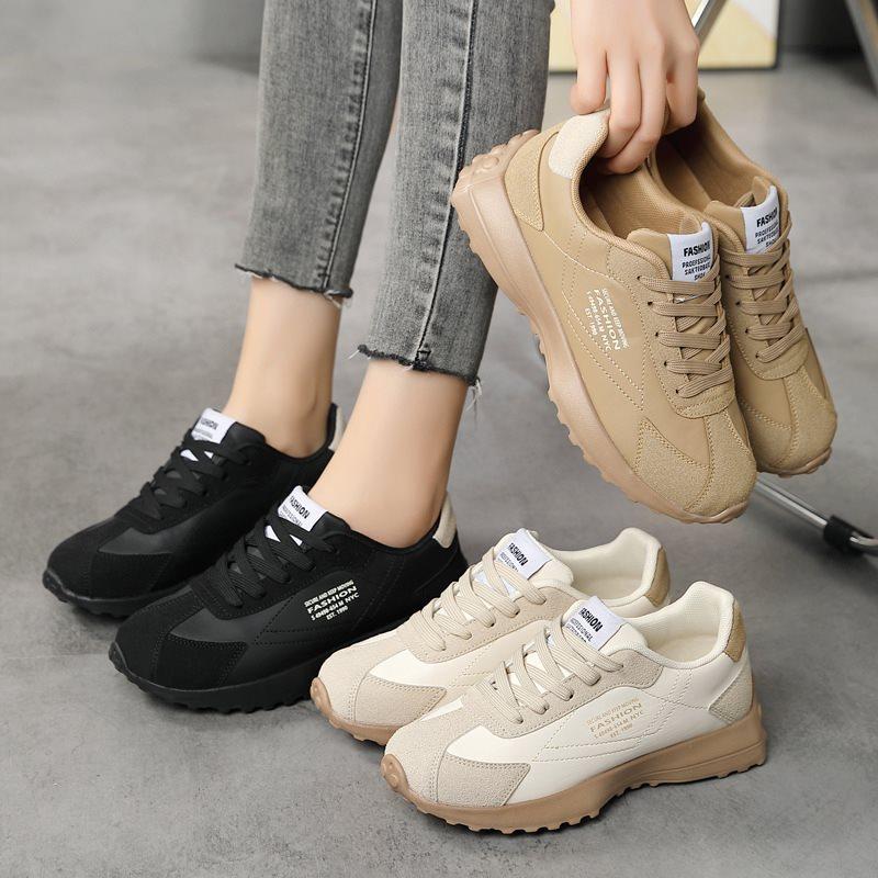 Women's New Casual Versatile Leather Soft-soled Forrest Gump Shoes