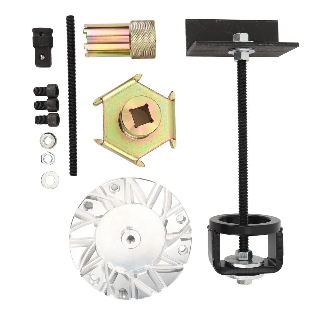 Complete Primary Clutch and Secondary Service Tools Kit Carbon Steel Fixture Plate Tool for RZR 900 1000 Turbo