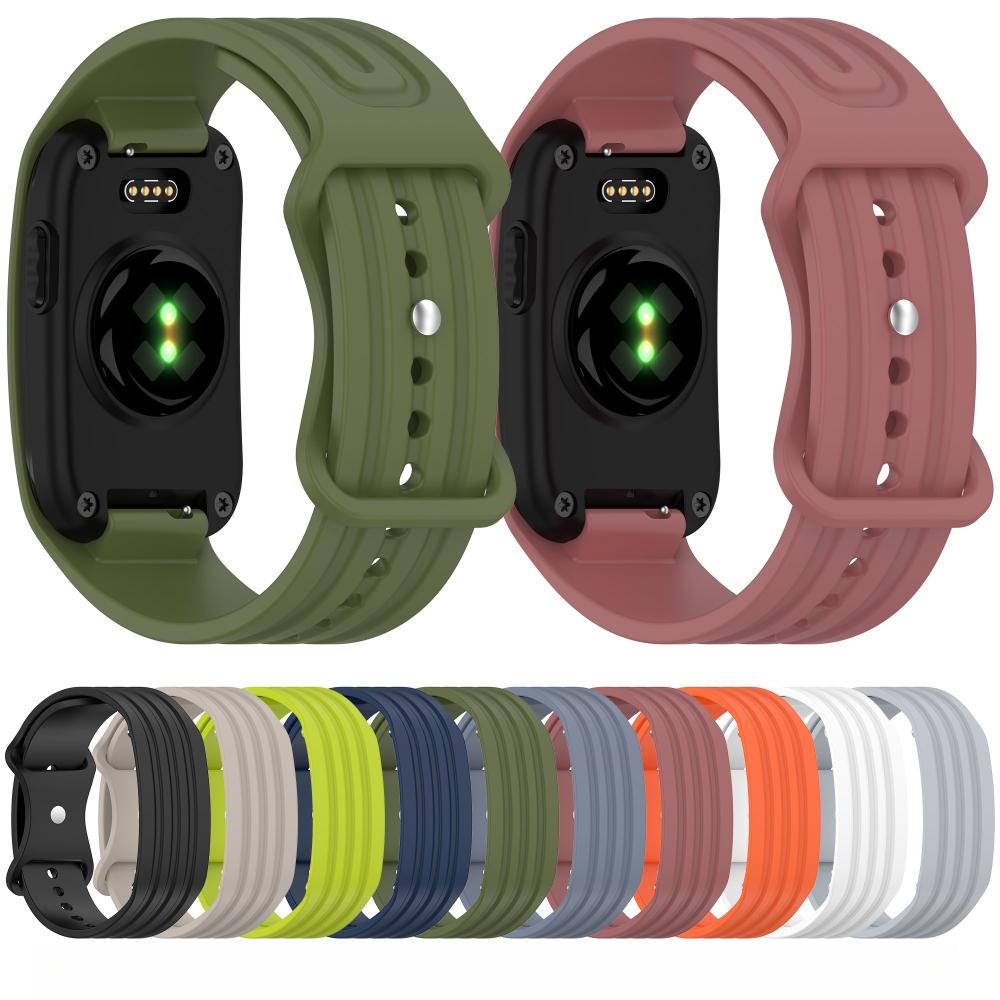 Silikon-Dornschließen-Armband für bildschirmfreies Sportarmband Garmin Cirqa Smart Band