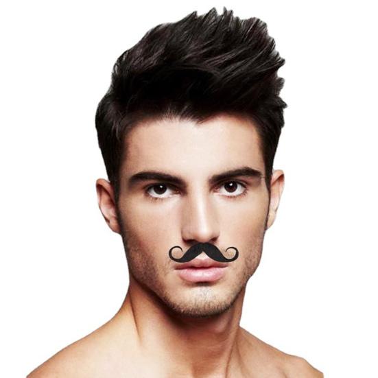 5 stuks Nepbaard Realistisch Stijlvol Decoratief Gemakkelijk te Gebruiken Geurloos Zelfklevend Nieuw Gemakkelijk te Verwijderen Nep Snor Halloween Benodigdheden