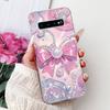 Per Samsung Galaxy S10+ S10 S10e Elegante Custodia per Telefono con Motivo Floreale e Farfalle Per Samsung S10e S10 Plus S 10 4G Custodie Morbide in Silicone TPU