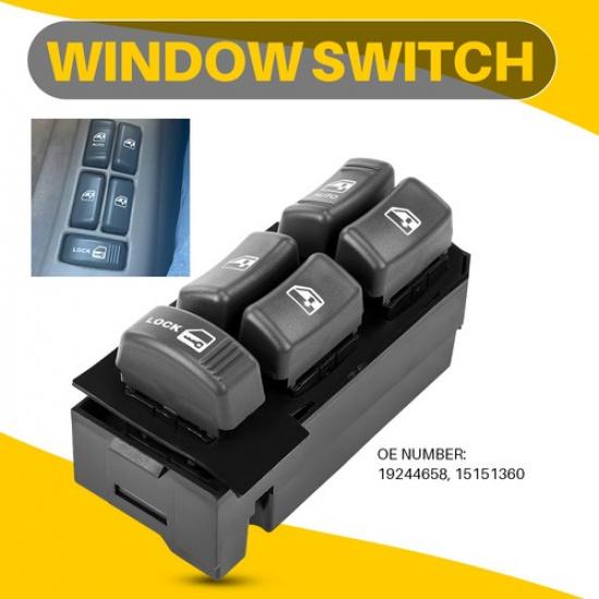 

Fit Chevy Suburban GMC C1500 1995-1997 1998 1999 Window Power Switch 15151360 EV