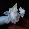 Pearl Silk Flower Hairpin Tassel Hanfu Headwear Elegant Ancient Hair Clip  Jewelry