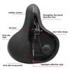 Hollow Breathable Bicycle Saddle for Men and Women - MTB Road Bike Seat with Shock Absorbing Comfort Design for Enhanced Safety