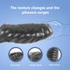 Penis Sleeve Enlargement Extender Male Condom Delay Ejaculation Cock Ring Trainer Enlarger Sex Toys for Men Dick Enlargemen