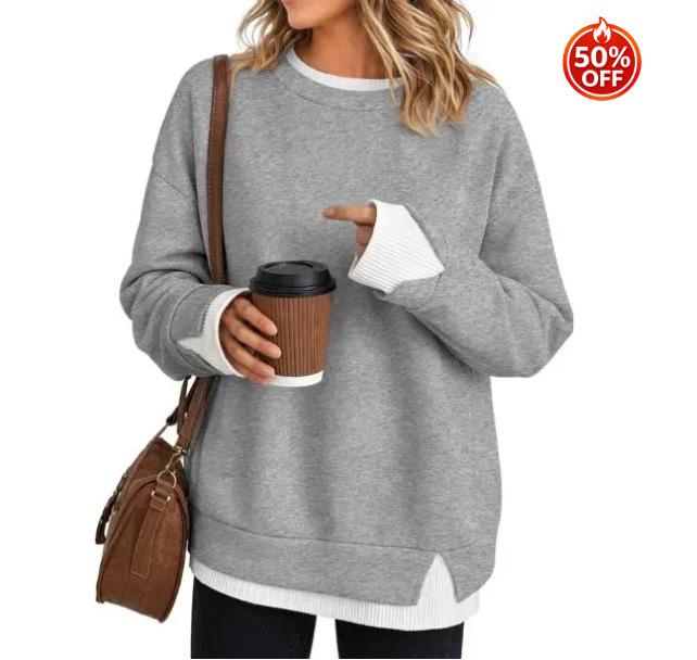 2025 Retro Oil Painting Long Sleeve French Shirt for Women