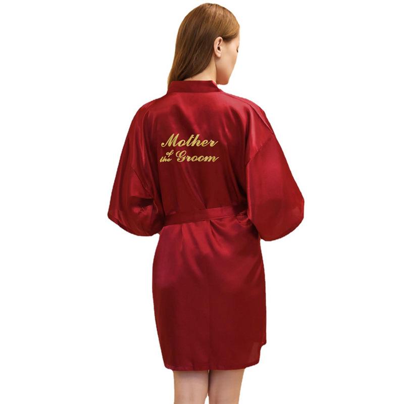 

Mother of the Groom Silk-Feel Wedding Cardigan Robe M (2 sizes larger than Asian size) маджента