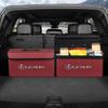 Auto Kofferraum Leder Aufbewahrungsbox Faltbar Auto Organizer Tasche Für Lexus F SPORT GS GX IS LS LX CT LC LBX NX RX 350h 450h ES UX 300e