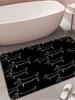 Dachshund Dog Pattern Entrance Doormat Carpet Home Decoration Non-slip Floor Mat Pets Animal Decoration Area Rugs