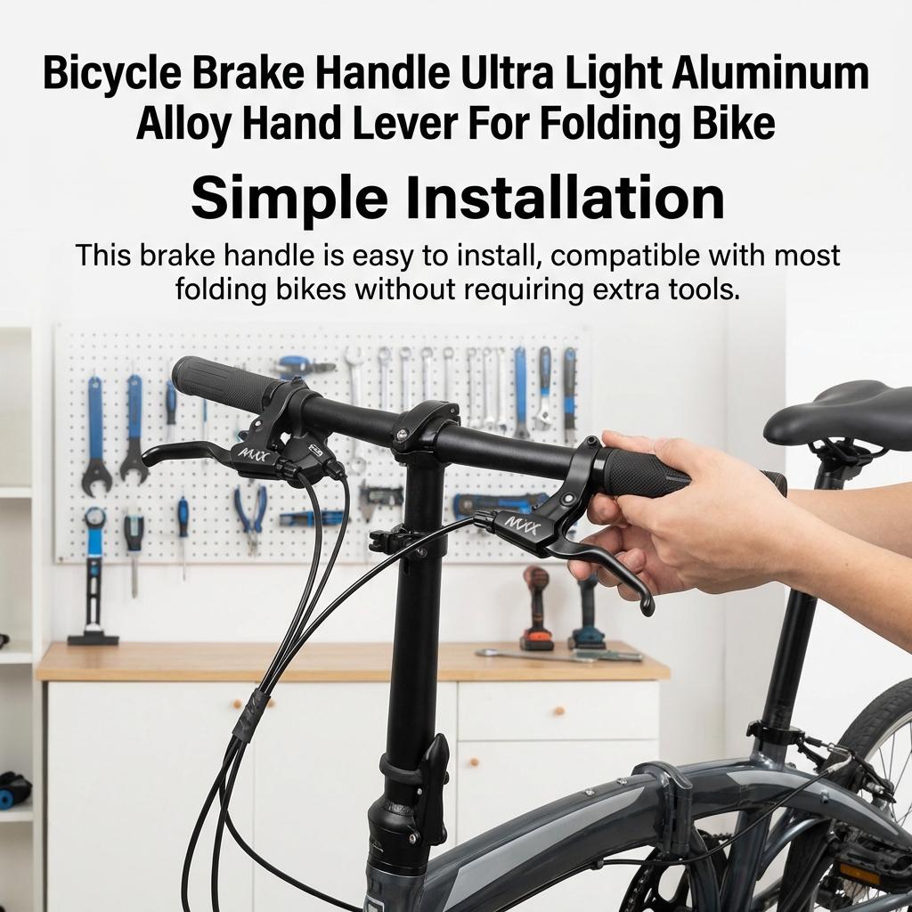 Bicycle Brake Handle Ultra Light Aluminum Alloy Hand Lever Handle For Folding Bike