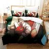 Anime Pochita Chainsaw Man Bedding Set Boys Girls Twin Queen King Size Duvet Cover Pillowcase Bed Boys Adult Home Textileextile