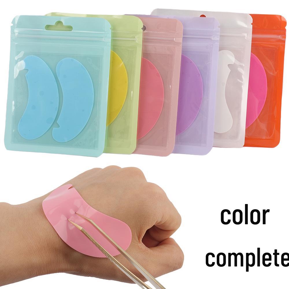 U-Shaped Eyelash Perming Silicone Pads & Extension Tool Kit with Isolation Eye Patches