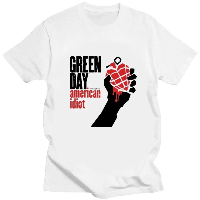 Green Day 'American Idiot Albuum Cover' tricouri unisex femei tricouri supradimensionate noutate amuzant streetwear vara confortabil tricou