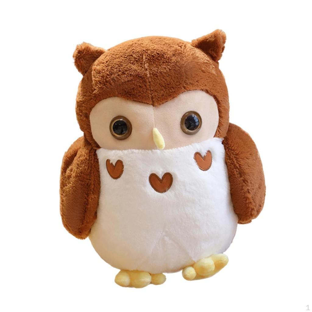 Huggable Owl Doll, Decorative Pillow Gift for Various Occasions