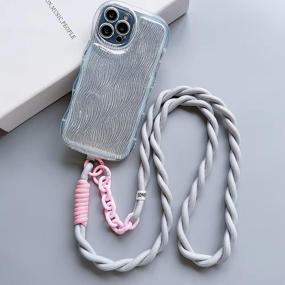 With Replacement Patch Mobile Phone Lanyard Detachable Wrist Strap  Phone Accessories