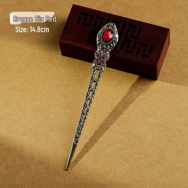Classic Cheongsam Updo Hairpin: Versatile Retro Hanfu Palace Accessory for Everyday Use