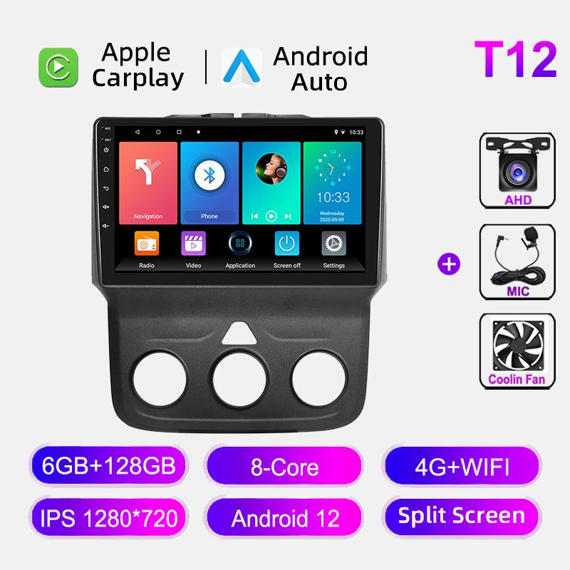 9"  Touch Screen Android Radio For Dodge Ram 1500 2500 3500 (2013-2019) HeadUnit Stereo GPS Navigation Wireless Carplay WiFi 4G