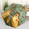 1pc Love Family Cartoon Automatic Open/Close Umbrella with Folding feature Compact Travel Umbrella, Lightweight design, for Commuting038