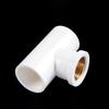 Deqi PVC Copper Insert Reducing Tee