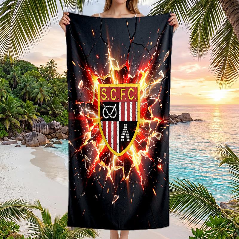 Southampton Football Beach Towel Soft Microfiber Summer Towel Quick Dry Absorbent Towel for Beach Swimming Pool Travel