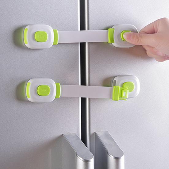 2Pcs Wear-resistant Practical Good Multipurpose Baby Safety Cupboard Locks Furniture Latches Furniture Strap Latches