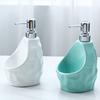 Dozator de săpun din ceramică de mare capacitate, sticle de șampon portabil de uz casnic, accesorii pentru baie, chiuvetă de bucătărie, suport de depozitare pentru burete