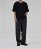 OX STUDIOS Semi-U-Neck T-Shirt (Black)
