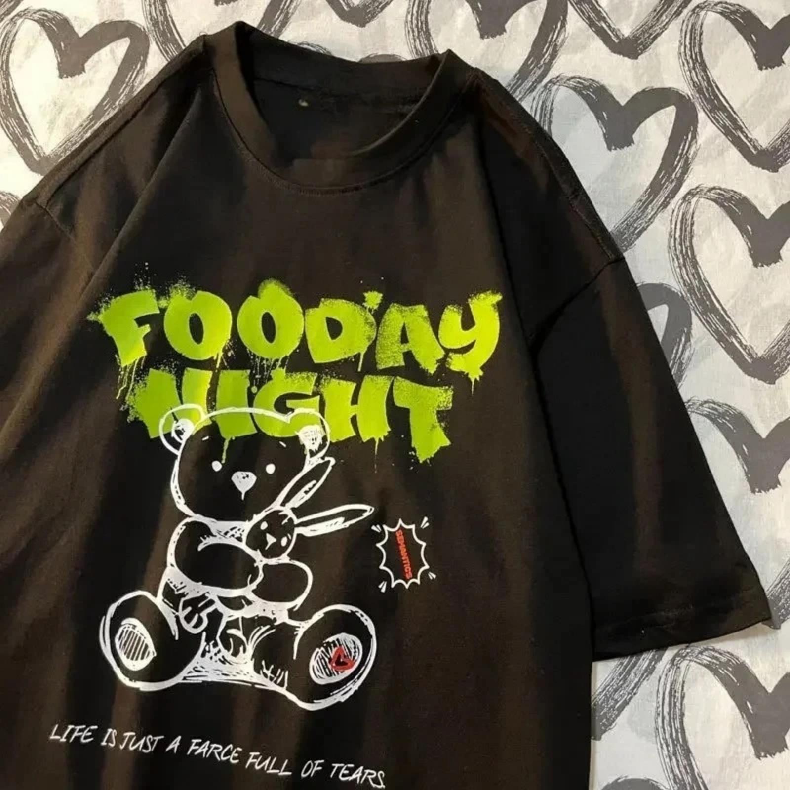 

Women T-shirt Tie Dyeing Short Sleeve O-neck Tops Casual Loose Tee Female T Shirt Ladies Short Tee Clothes Grunge Print Y2K Top XXXXXL чорний