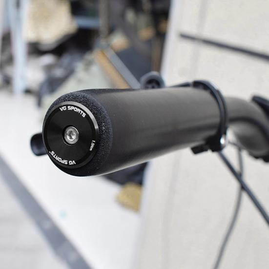 1 Pair High Strength Simple Installation Wear-resistant Handlebar Stopper Bicycle Grip Bar Plug End Hat Bike Accessories