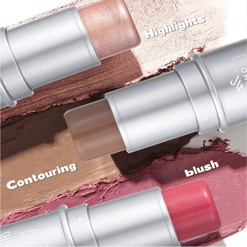 Dimshow Face Contouring Bronzer Stick Multifunctional Highlighter Blush Brightening Sculpt Facial Outline Shadow Cosmetic