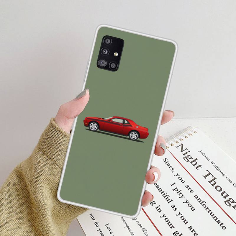 Cars And Films Phone Case For Samsung Galaxy S9 S10 Plus S10E S20FE A71 A51 A21S Clear Silicone Transparent Phone Cover