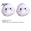 Food-grade Safe Toy 2PCS Squeeze Mini Chick Shape Soft Pinch with Fluffy Handheld Calming Coating Stress Relief Fidget Keychain Pendant