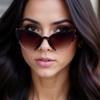 Women Cat Eyes Uv400 Sun Glasses for Women Outdoor Goggles Vintage Shades