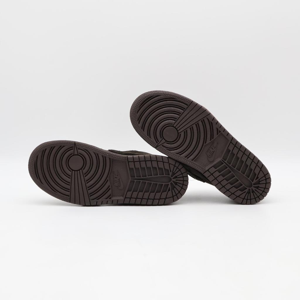 DO5442-202 Travis Scott Nike PS Air Jordan 1 Low OG SP Marrón Terciopelo Oscuro (De niño)