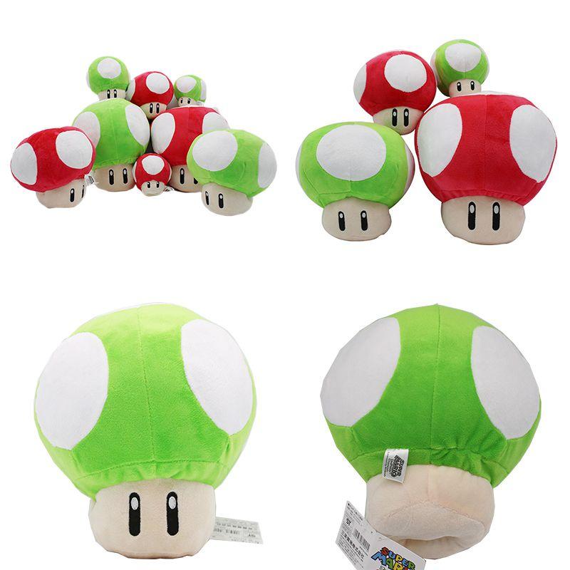 Games Super Mario Plush Toy Mario Mushrooms Cute Stuffed Doll 2 Colors Kids Gift